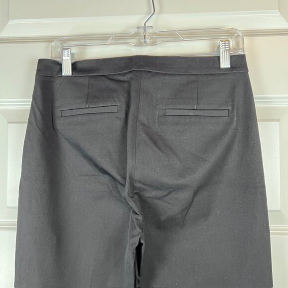 J.Crew Martie Black Slim Ankle Pants • Stretch Cotton Workwear Trouser Size 6 - Picture 6 of 7